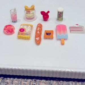 Miniature Doll Playhouse toys Accessories Set of 10 Items Sold